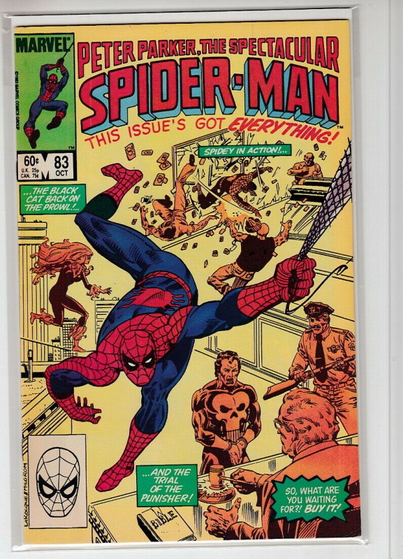 SPECTACULAR SPIDER-MAN (1976 MARVEL) #83 FN A14632