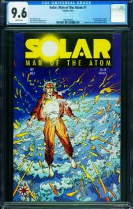 SOLAR MAN OF THE ATOM #1 CGC 9.6-1991-VALIANT 1st issue 1996999003