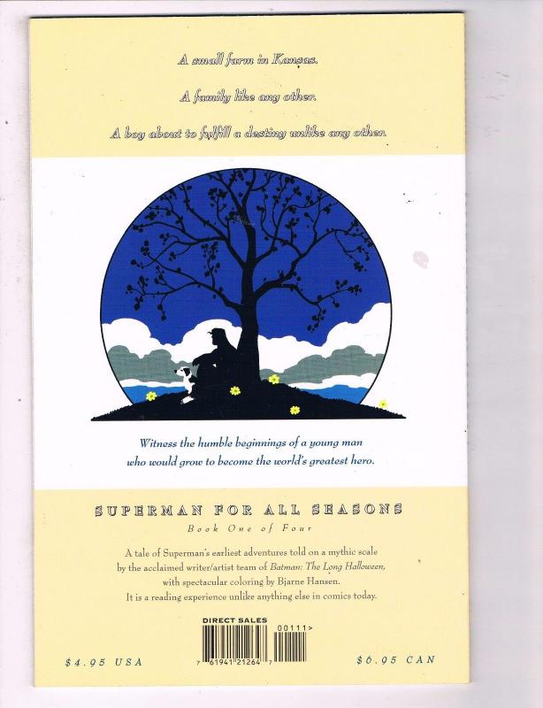 Superman For All Seasons Books # 1 & 3 NM Copies Fall & Spring DC Comic Book JH9