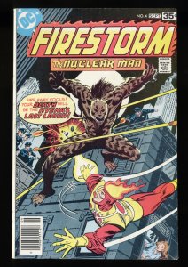 Firestorm the Nuclear Man #4 VF 8.0 1st Hyena!