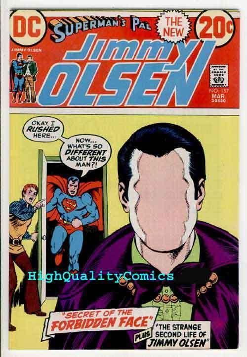 SUPERMAN'S PAL JIMMY OLSEN #157, VF+, Forbidden Face, 1973, more in our store