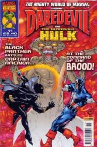 The BLACK PANTHER Battles CAPTAIN AMERICA...At The Command Of The BROOD!