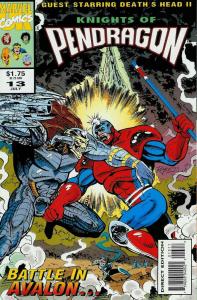 Knights of Pendragon (2nd Series) #13 FN ; Marvel UK | Death's Head II Dan Abnet