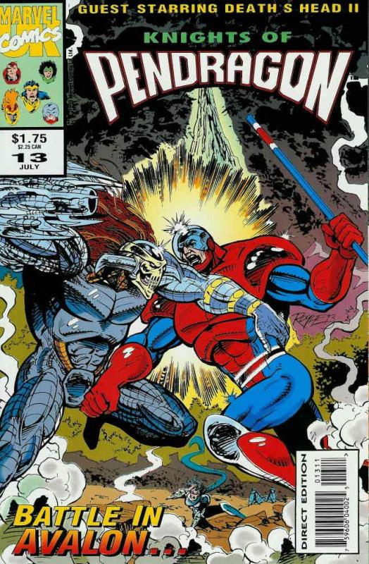 Knights of Pendragon (2nd Series) #13 FN ; Marvel UK | Death's Head II Dan Abnet