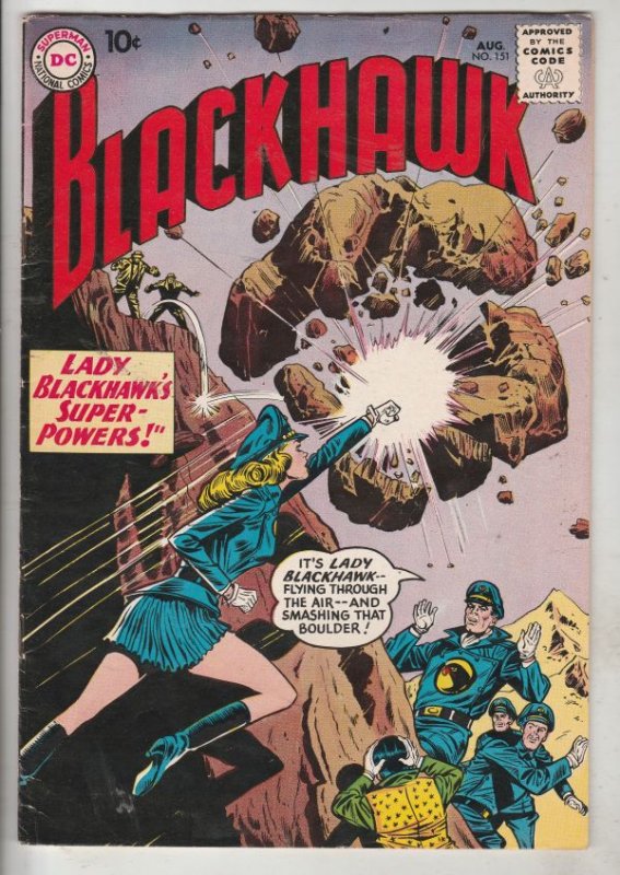 Blackhawk #151 (Aug-60) VF/NM High-Grade Black Hawk, Chop Chop, Olaf, Pierre,...