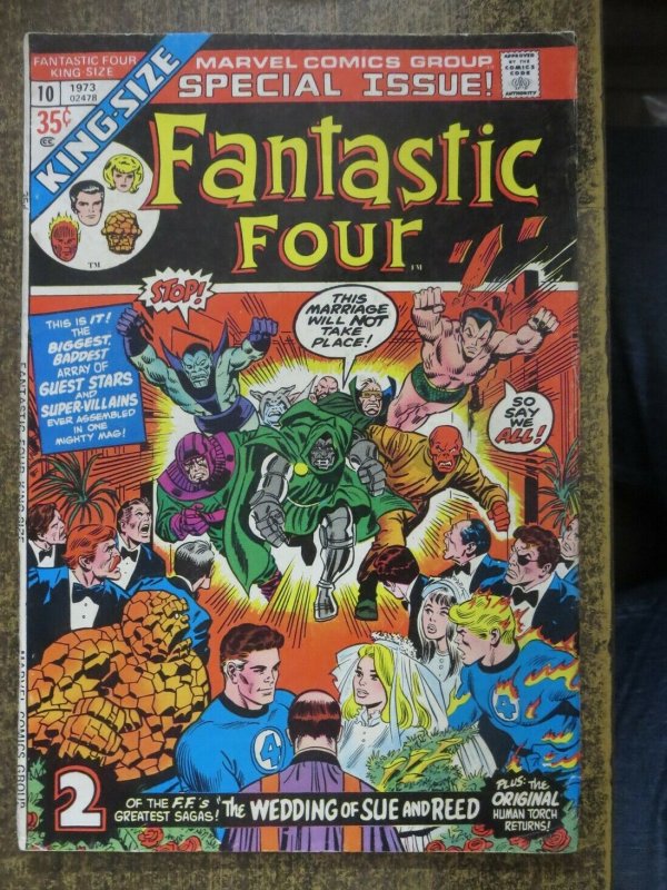 FANTASTIC FOUR ANN 10 VG 11/1973 Marvel COMICS BOOK