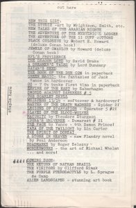 Robert & Phyllis Weinberg-Pulp Reprints & Books Price List 11/1979-One of the...