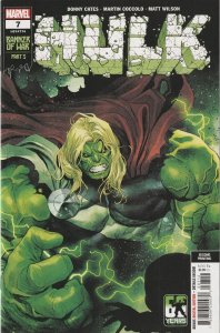 Hulk # 7 Variant 2nd Printing Cover NM Marvel Donny Cates 2022 [C5]