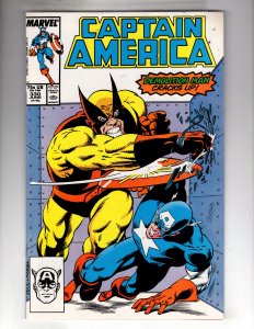 Captain America #330 (1987)    / EBI#1