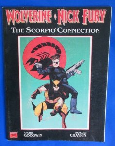 1990 Marvel Graphic Novel WOLVERINE/NICK FURY The Scorpio Connection FVF