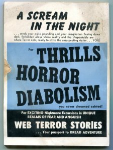 Web Terror Tales Pulp April 1964- Dance with the Devil VG