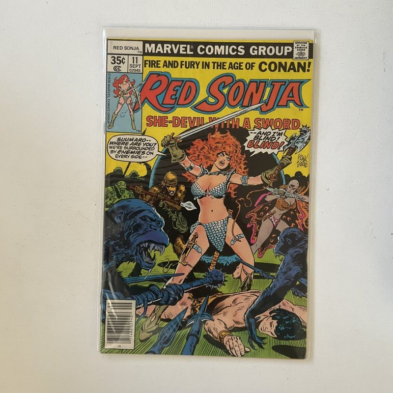 Red Sonja She-Devil With A Sword 11 Fine Fn 6.0 Marvel 1978