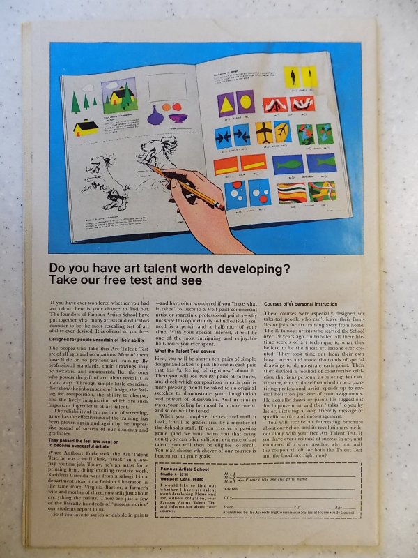 SUB-MARINER # 23 MARVEL SILVER ACTION ADVENTURE