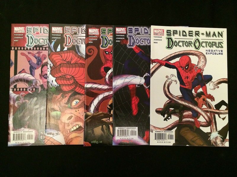 SPIDER-MAN/DOCTOR OCTOPUS: NEGATIVE EXPOSURE #1-5 VFNM Condition