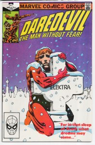 Daredevil #182 Direct Edition (1982) Daredevil