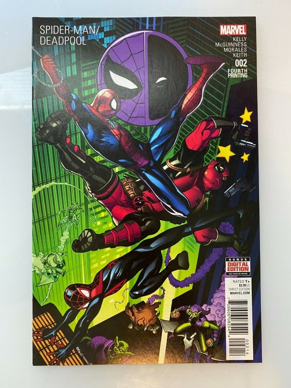 SPIDER-MAN/DEADPOOL (2015 Series) #2 4TH PRINT  Reputable Seller Fast Shipping