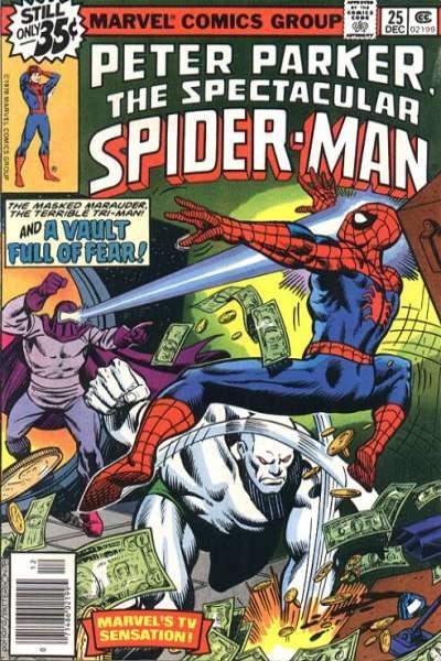 Spectacular Spider-Man (1976 series) #25, Fine+ (Stock photo)