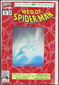 Web of Spider-Man #90 Second Print Cover (1992) Spider-Man