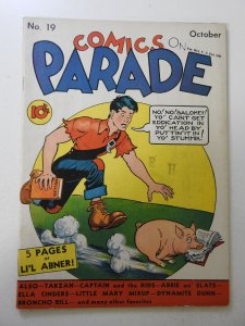 Comics on Parade #19 (1939) GD/VG Condition stamp fc