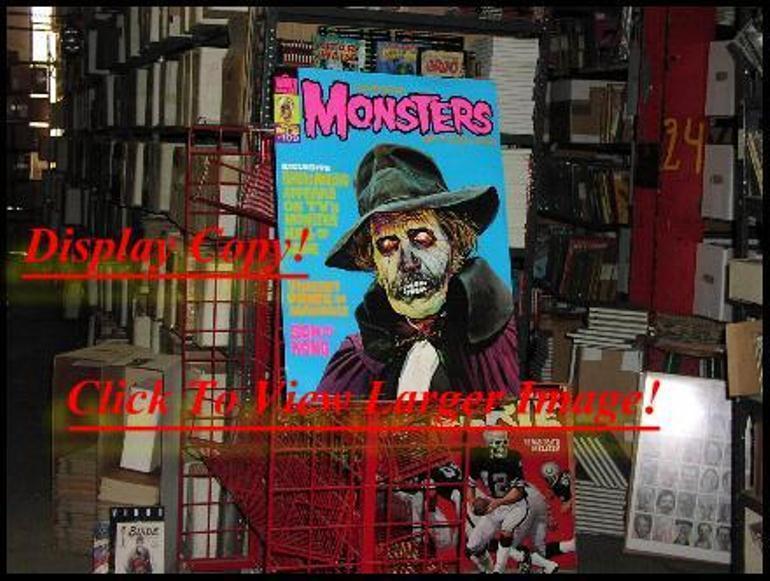 FAMOUS MONSTERS #109 CLASSIC 1970s V PRICE POSTER