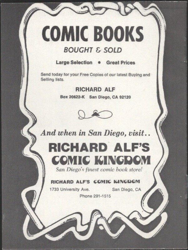 ALF #1 1975-1st issue-Mini comic-size is about 4 1/2 x 5 1/2-early mail order...