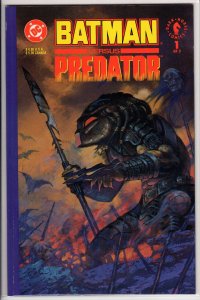Batman versus Predator [Regular] #1 Predator Cover (1991) 9.8 NM/MT