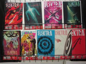 Elektra (Marvel v4 2014) #2-4, 6-11 Lot Assassin Tales w Blackman + Del Mundo