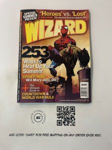 Wizard Comic Book Magazine # 188 Spider-Man Hulk Heroes Lost June 2007 5 J227