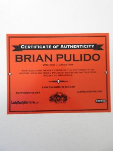 Lady Death Heartbreaker #1 Reaper Edition NM Condition! Signed W/ COA!