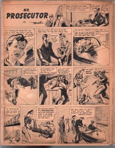 Gag Strips #1 1942-1st issue-WWII era-Mr Prosecutor-Hobo Joe-undocumented-VG