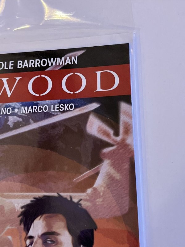 TORCHWOOD #1 TOMMY LEE EDWARDS COVER A JOHN BARROWMAN  TITAN COMICS BAG BOARD 