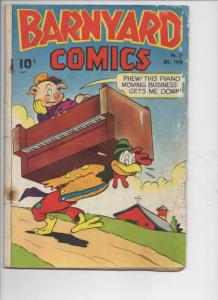 BARNYARD COMICS #21, GD+, Frank Frazetta, Pre-Code Golden Age,1944,more in store