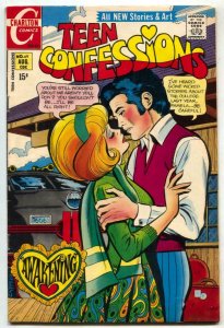 Teen Confessions #69 1971- Charlton romance- psychedelic cover