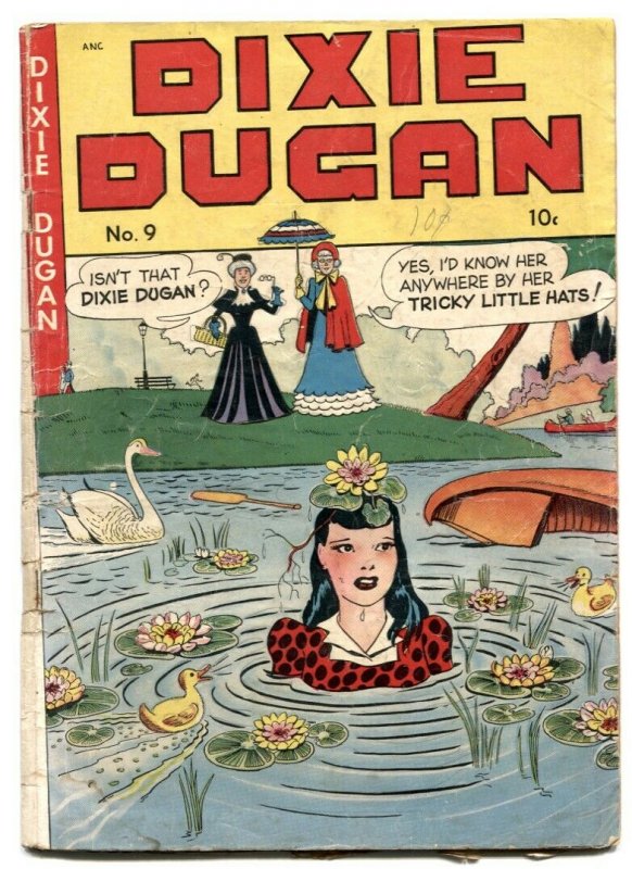 Dixie Dugan #9 1948- Golden Age comic- spicy art G-