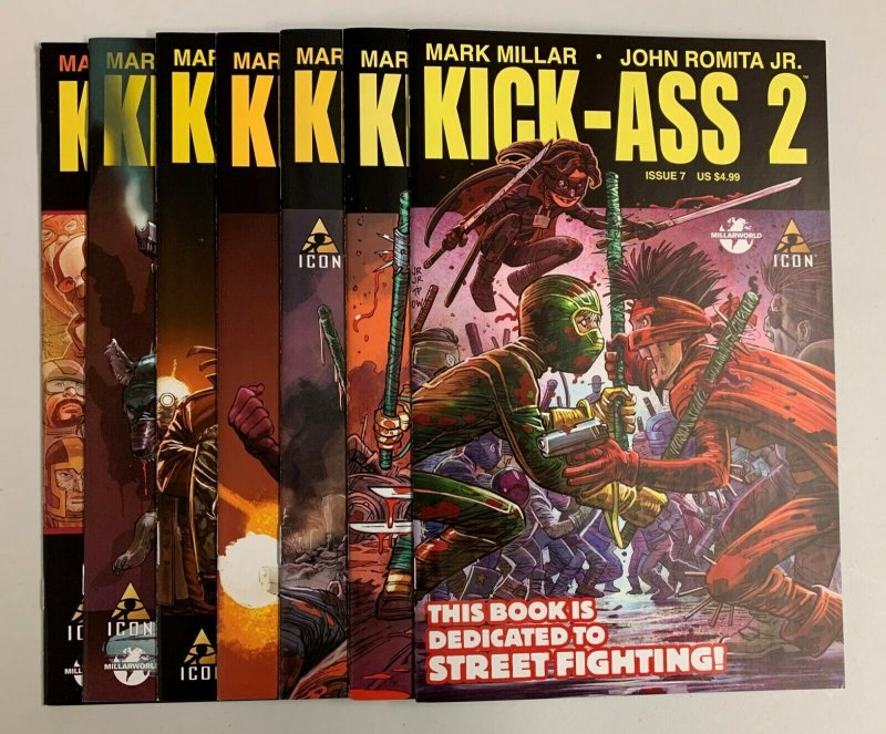 Kick-Ass 2 #1-7 Set (Icon  2010) 1 2 3 4 5 6 7 Mark Millar (9.0+)
