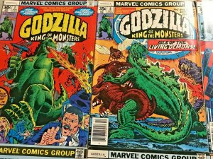 GODZILLA KING OF THE MONSTERS#1-16 VF LOT 1978 (10 BOOKS) MARVEL COMICS