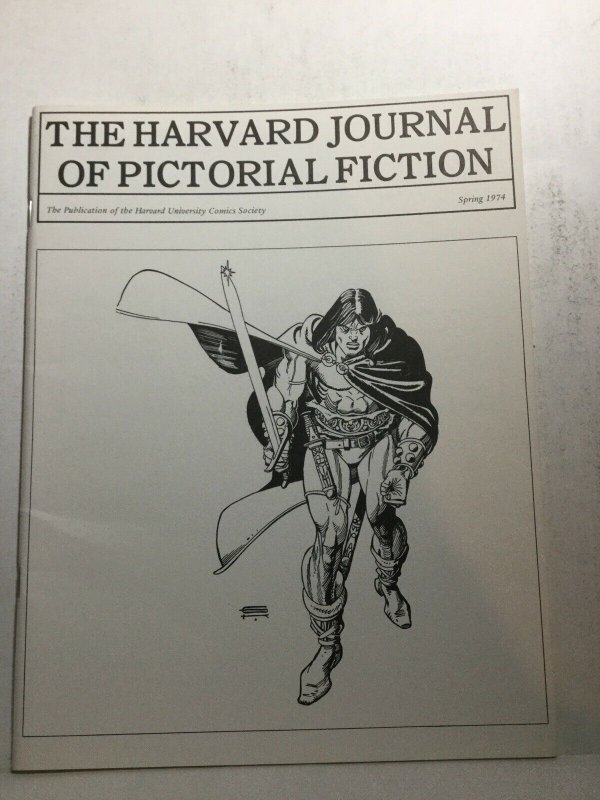 The Harvard Journal Of Pictorial Fiction Nm- Near Mint- Spring 1974