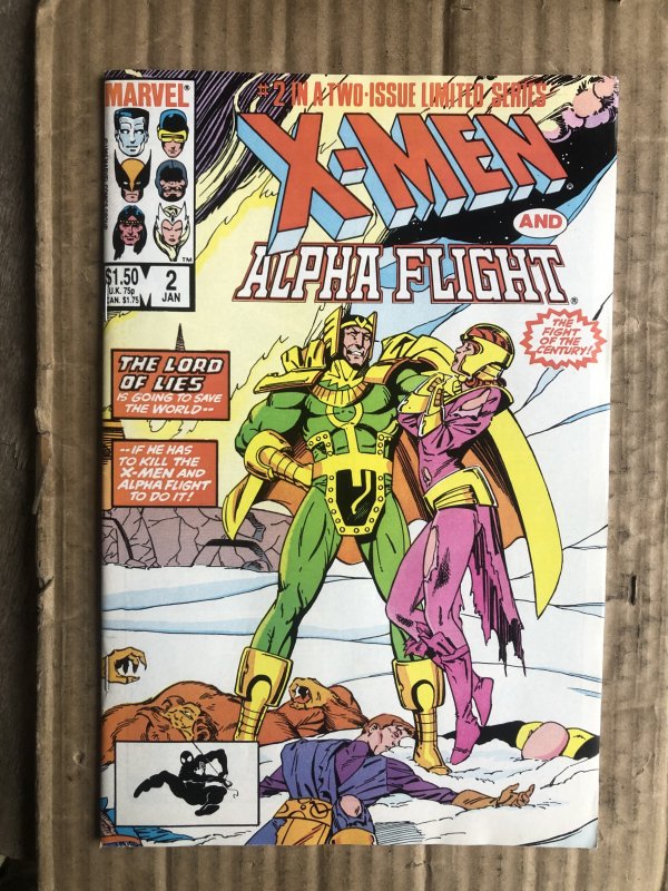 X-Men/Alpha Flight #2 Newsstand Edition (1986)