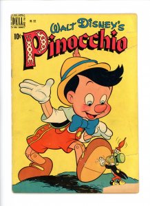 Four Color #252  Pinocchio  1949  G  see comments