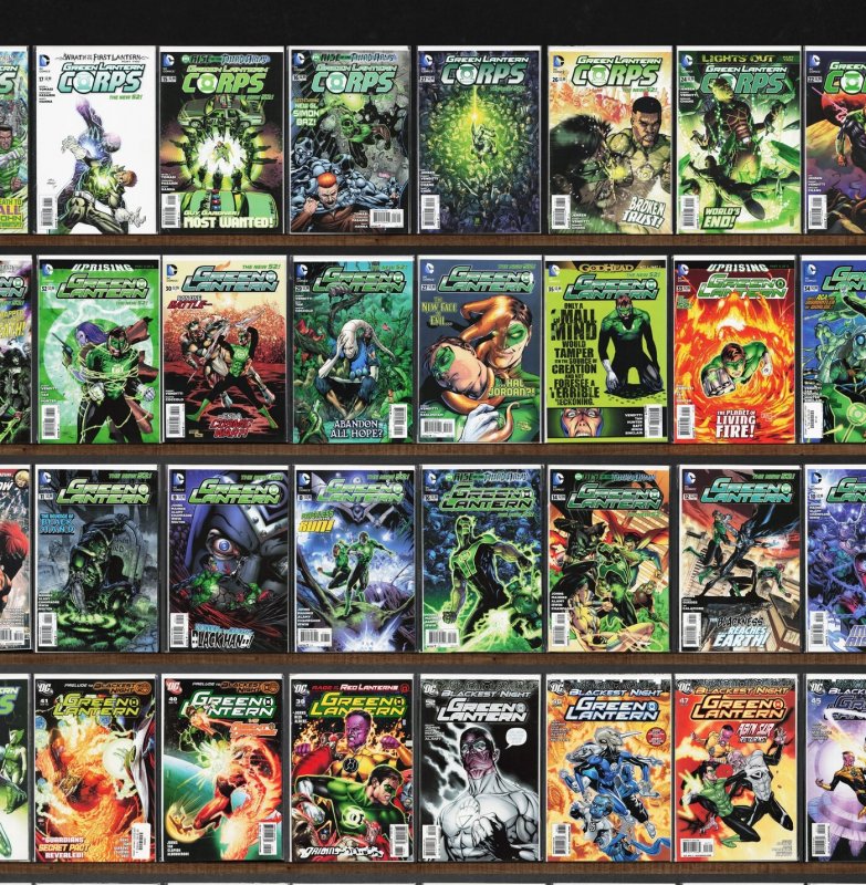 Huge Lot 140+ Comics with Green Lantern, Green Lantern Corps, Gen 13 & More!