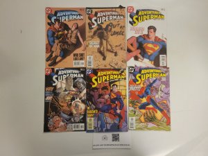 6 Adventures of Superman DC Comic Books #630 631 632 635 637 638 84 TJ27