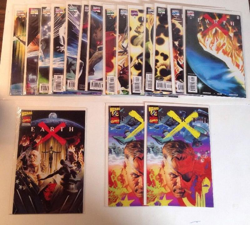 Earth X Universe X Paradise X Complete Near Mint Lot Set Run Heralds + More