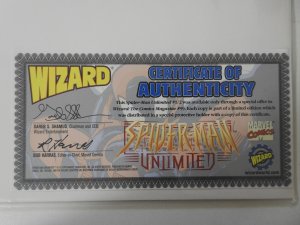 Spider-Man Unlimited #½ (1999) Wizard Exclusive W/ COA
