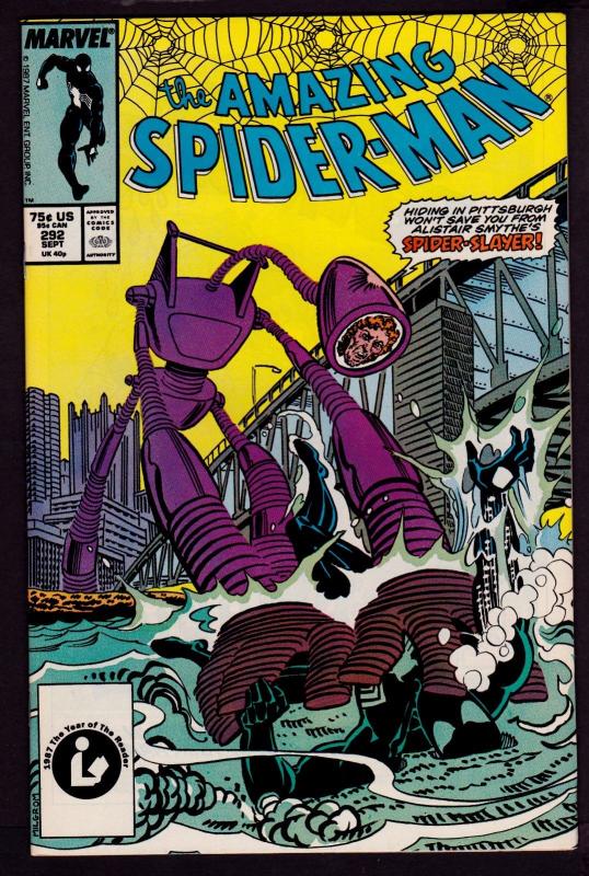 Amazing Spider-Man #292 (Sep 1987, Marvel) 9.2 NM-