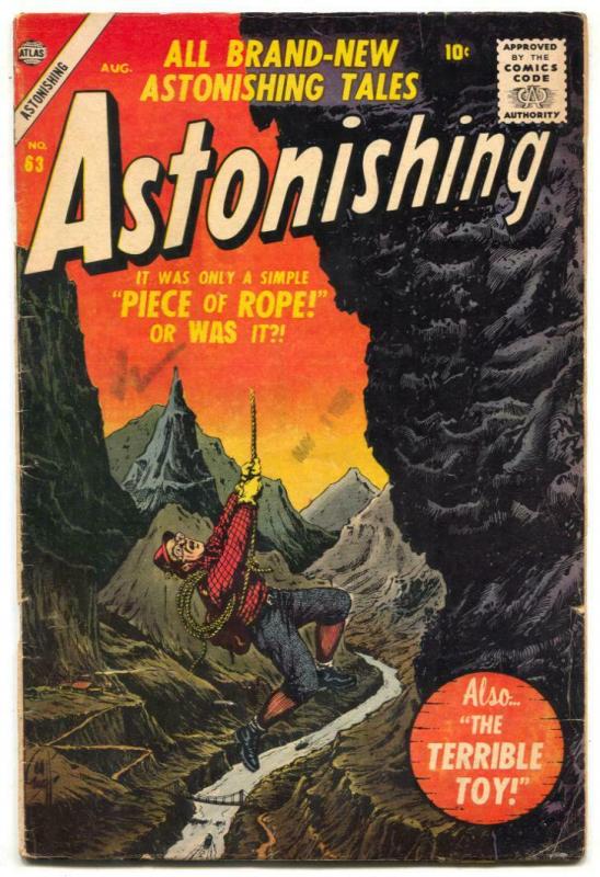 Astonishing #63 1957- Atlas comics -last issue- VG 