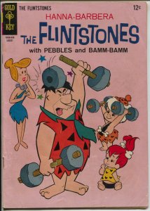 Flintstones #35 1966-Hanna-Babrbera TV cartoon series-Pebbles-Bamm-Bamm-VG