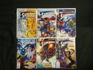SUPERMAN THE NEW 52!   RUN #0-15  VF - NM
