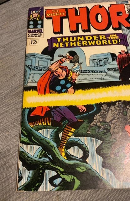 Thor #130 (1966)Thor in the nether world/ with Hercules & pluto higher mid grade