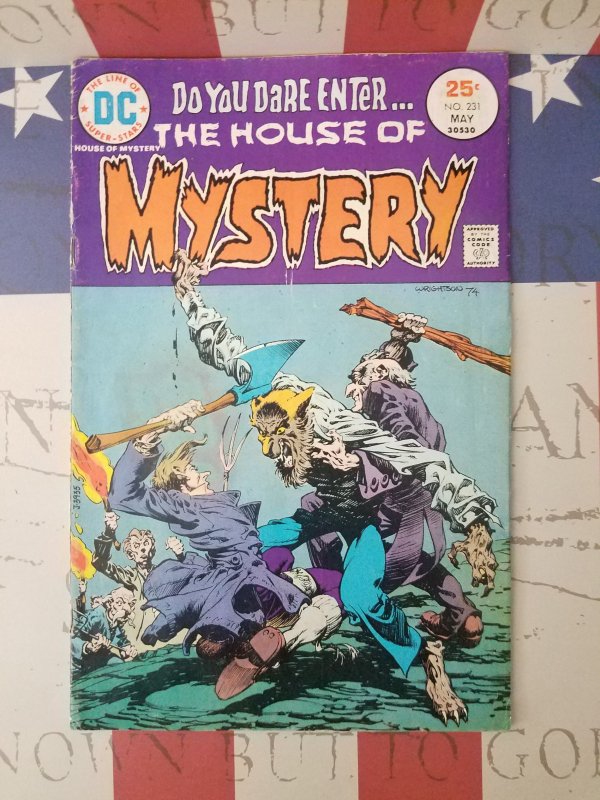 The House of Mystery #231 WEREWOLF 1975 Vintage Collectible Gift Buy It