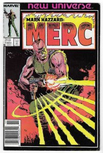 Mark Hazzard: Merc #1 Newsstand Edition (1986)